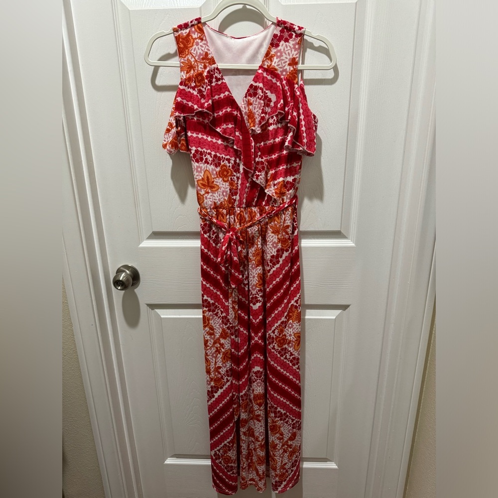 Off shoulder maxi dress